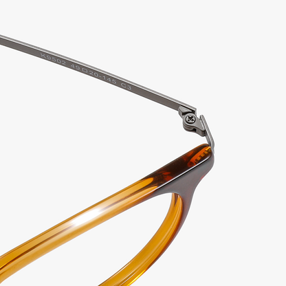 Attitude Round Full-Rim Eyeglasses