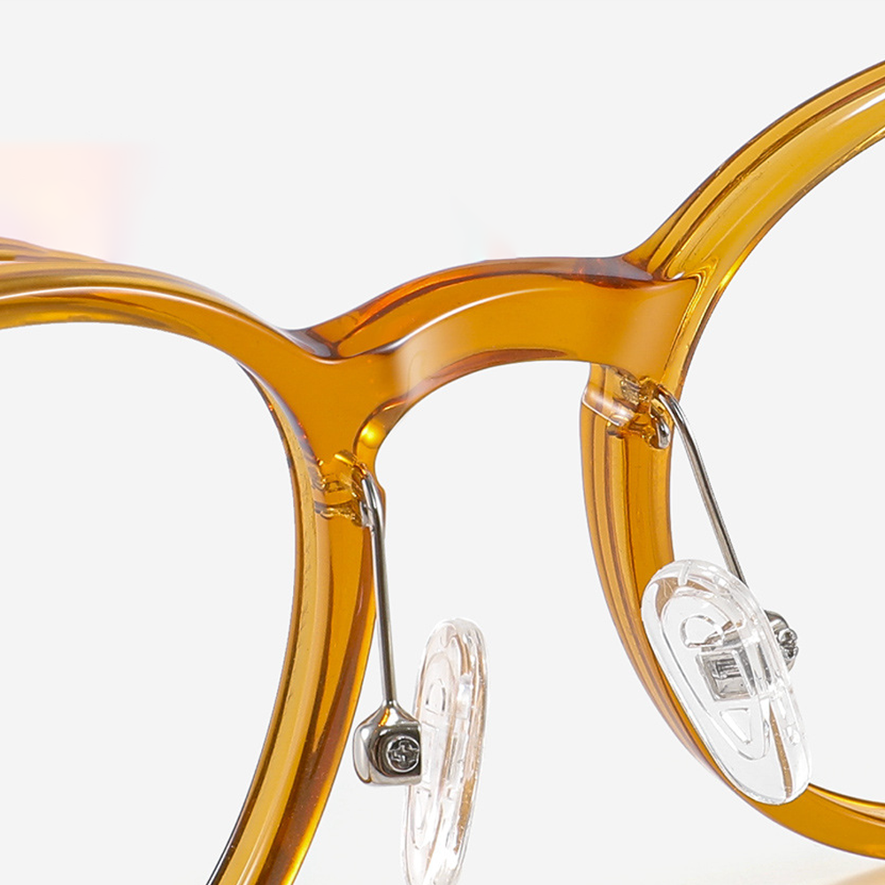 Attitude Round Full-Rim Eyeglasses