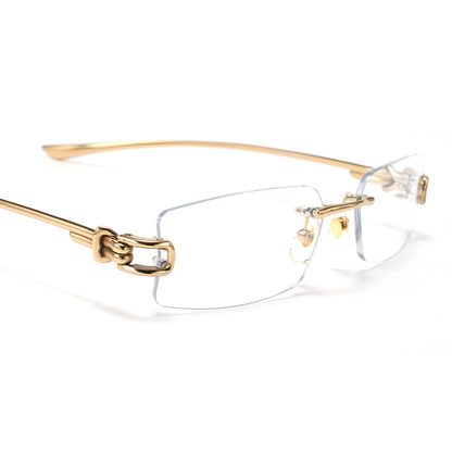 Algorithm Rectangle Rimless Eyeglasses
