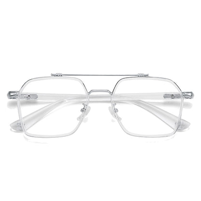 Eight Aviator Full-Rim Eyeglasses