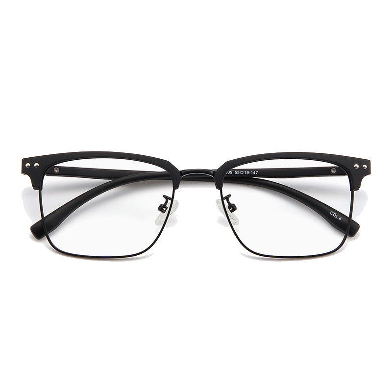 Moringa Browline Semi-Rimless Eyeglasses