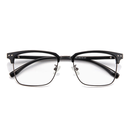 Moringa Browline Semi-Rimless Eyeglasses
