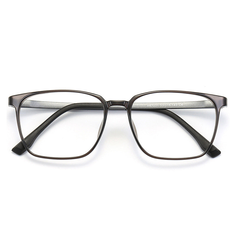 Drill Square Full-Rim Eyeglasses