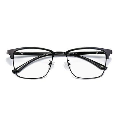 Genbu Browline Semi-Rimless Eyeglasses