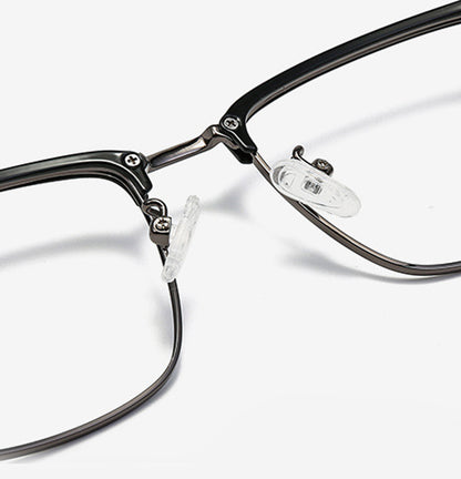 Genbu Browline Semi-Rimless Eyeglasses