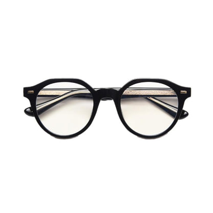 Jerauld Round Full-Rim Eyeglasses