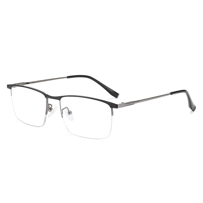 Poetic Browline Semi-Rimless Eyeglasses