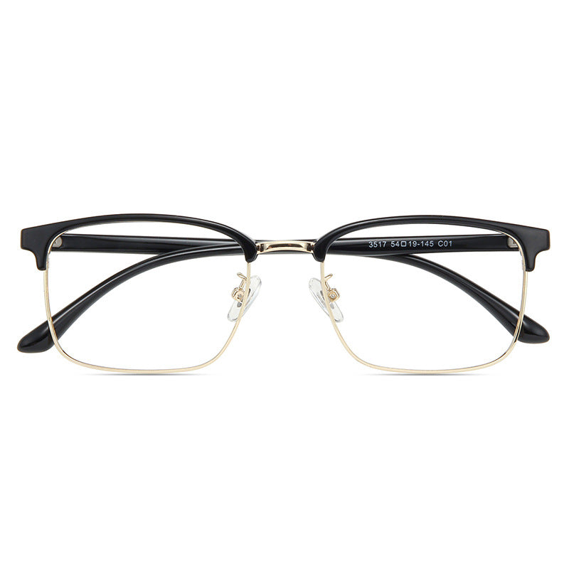 Sweet Browline Semi-Rimless Eyeglasses