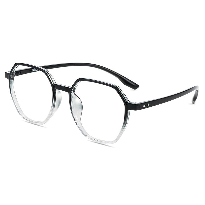 Apricus Geometric Full-Rim Eyeglasses