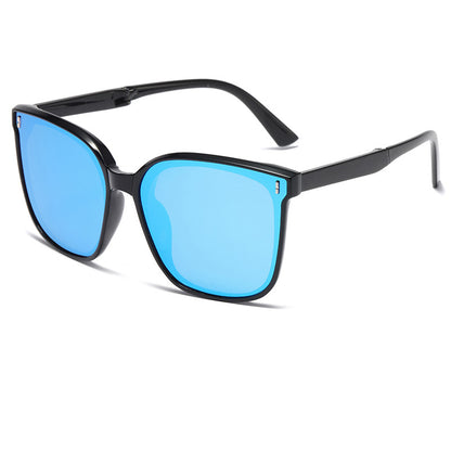 Planetary Square Full-Rim Foldable Sunglasses