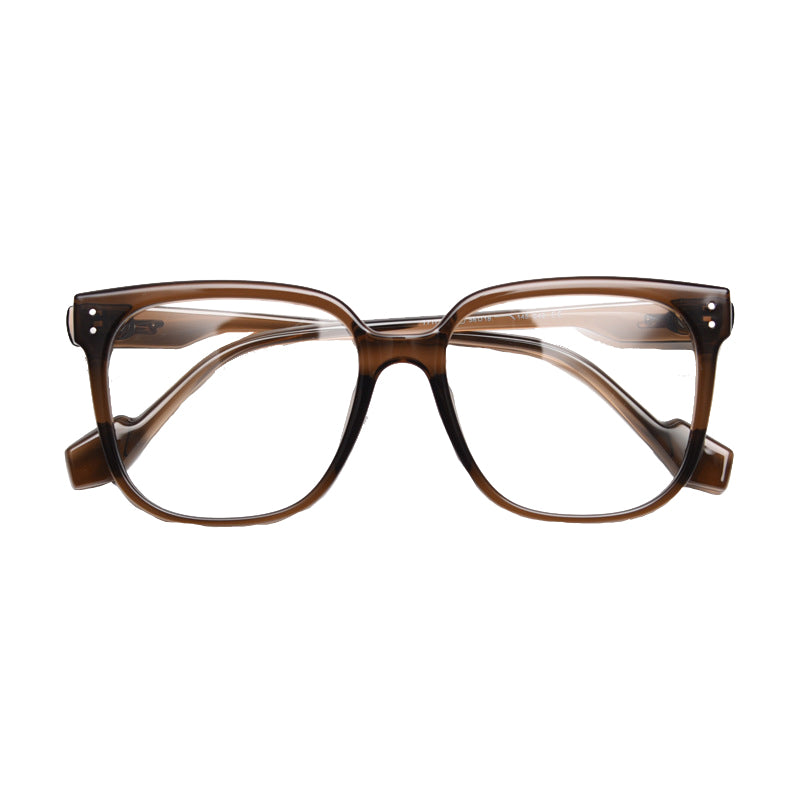 Confident Square Full-Rim Eyeglasses