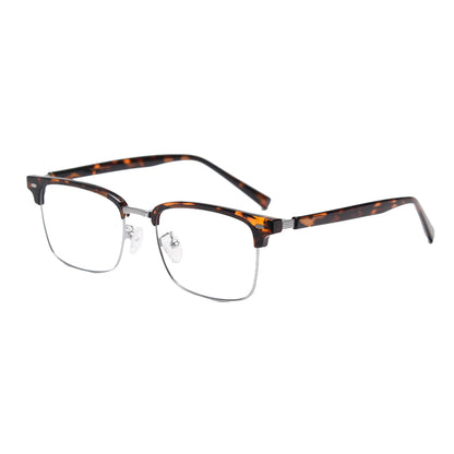 Modena Browline Semi-Rimless Eyeglasses