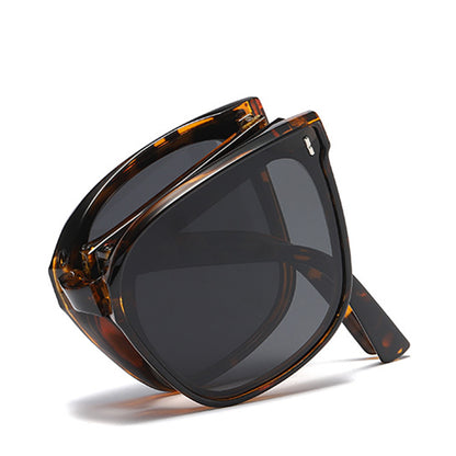 Planetary Square Full-Rim Foldable Sunglasses
