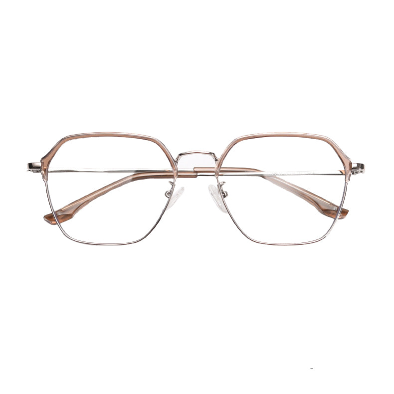 Aisu Geometric Full-Rim Eyeglasses