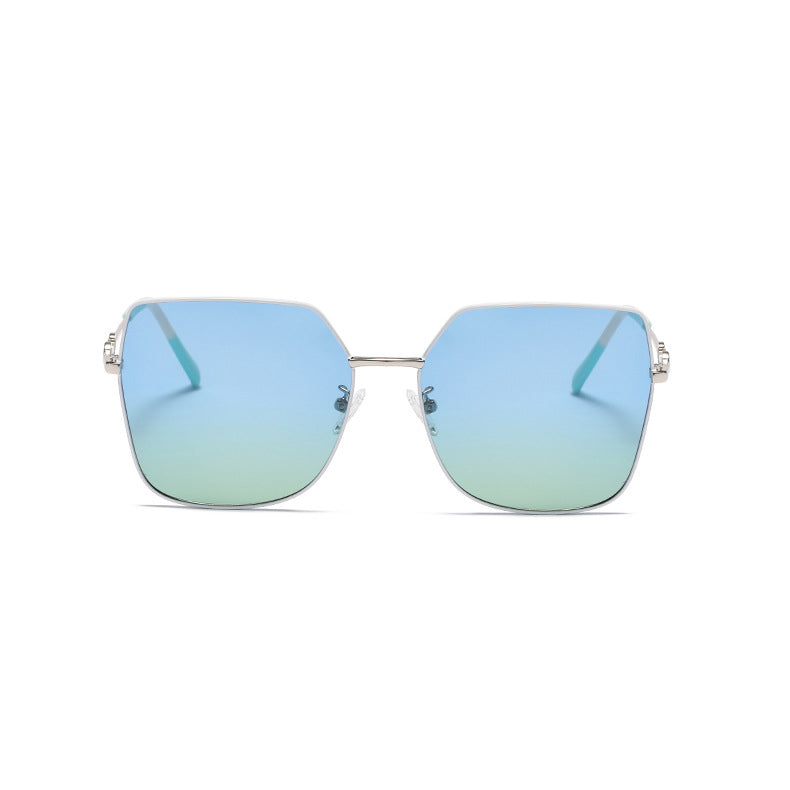 Jubilate Geometric Full-Rim Polarized Sunglasses