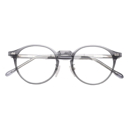 Gaze Oval Full-Rim Eyeglasses