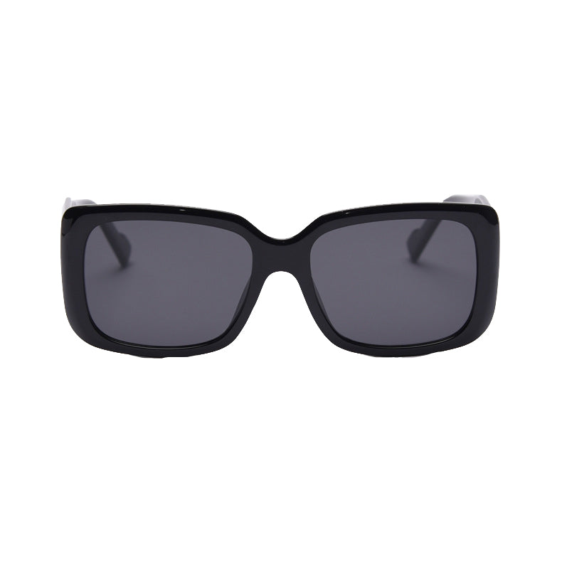 Lamarr Rectangle Full-Rim Sunglasses