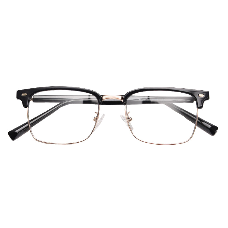 Modena Browline Semi-Rimless Eyeglasses