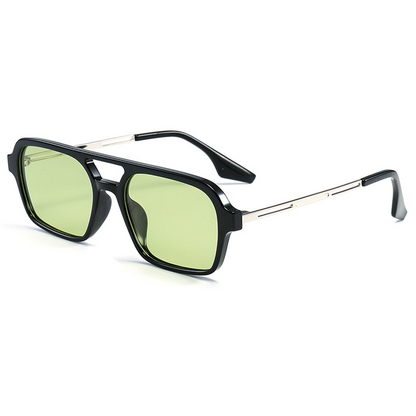 Decade Aviator Full-Rim Sunglasses