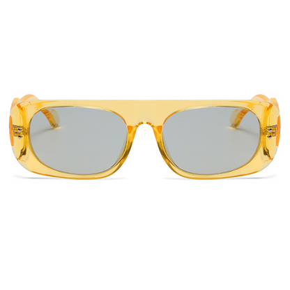 Sebastian Rectangle Full-Rim Polarized Sunglasses