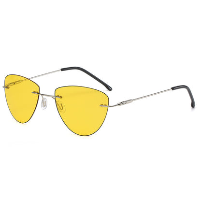 Cortez Horn Rimless Sunglasses