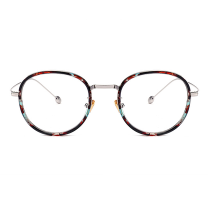 Ted Round Full-Rim Eyeglasses