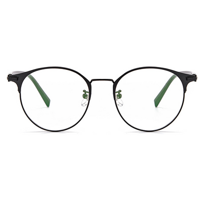Lake Round Full-Rim Eyeglasses