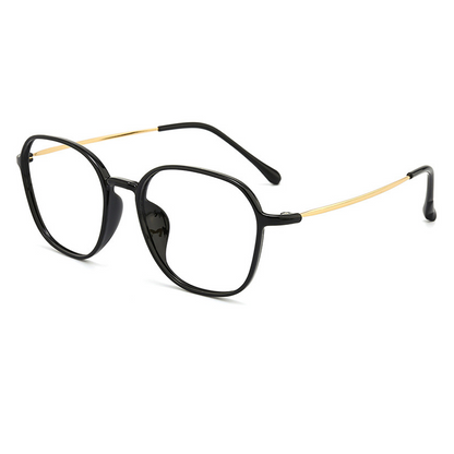 Easy Geometric Full-Rim Eyeglasses
