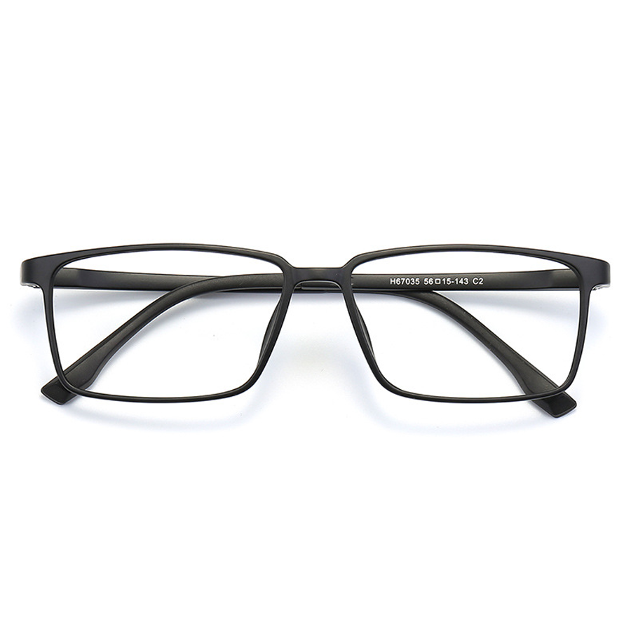 Moody Rectangle Full-Rim Eyeglasses