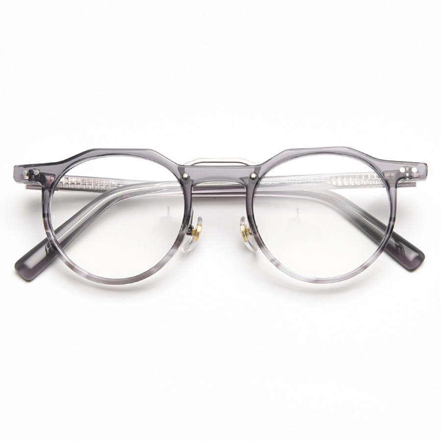 Eight Round Full-Rim Eyeglasses