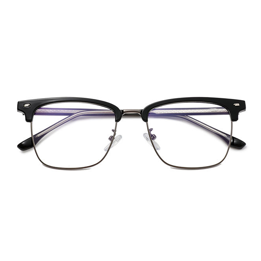 Moore Browline Semi-Rimless Eyeglasses