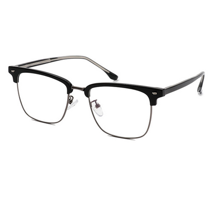 Moore Browline Semi-Rimless Eyeglasses