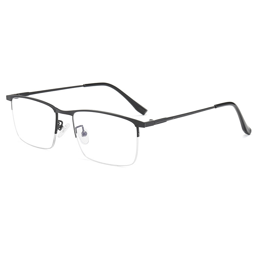 Poetic Browline Semi-Rimless Eyeglasses