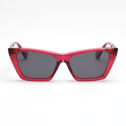 Jolie Geometric Full-Rim Sunglasses