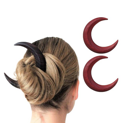 Woodland Lunar Hair Clip: Embrace the beauty of nature in your hair