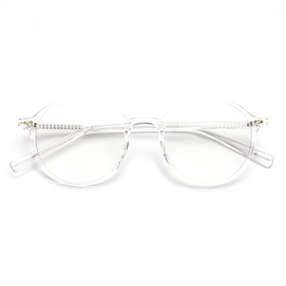 Colman Oval Full-Rim Eyeglasses