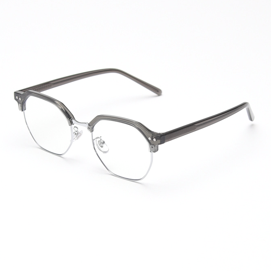 Strike Geometric Full-Rim Eyeglasses