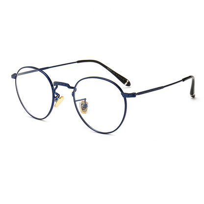 Oswald Round Full-Rim Eyeglasses