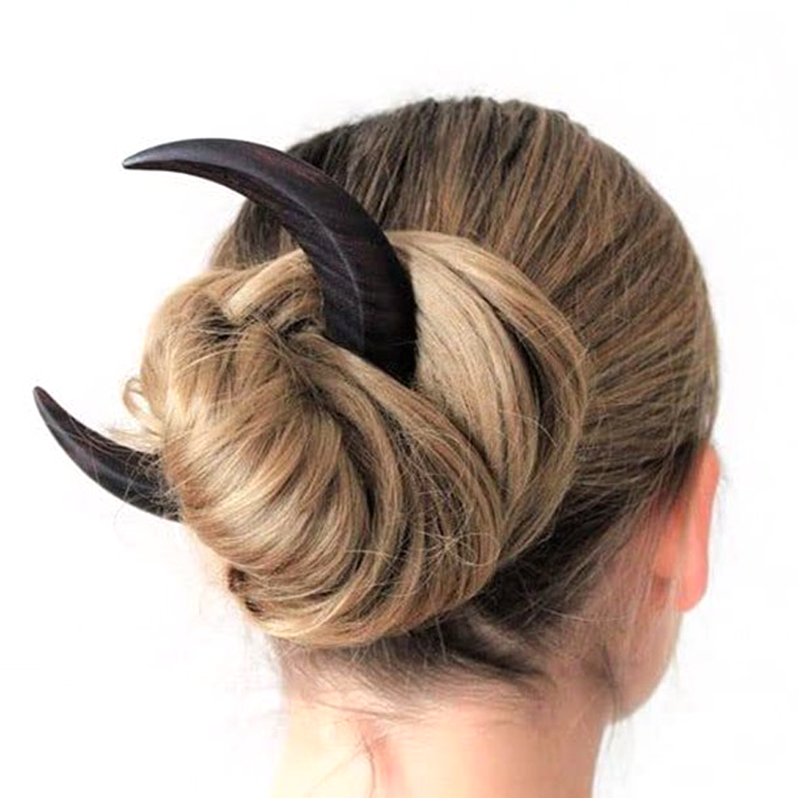 Woodland Lunar Hair Clip: Embrace the beauty of nature in your hair